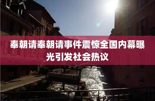 奉朝请奉朝请事件震惊全国内幕曝光引发社会热议