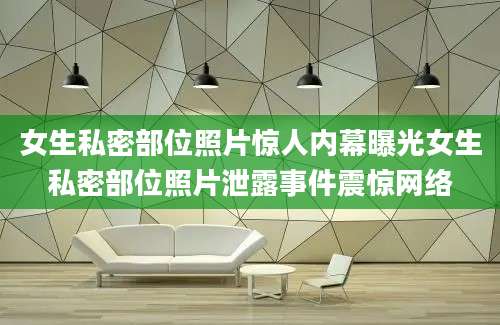 女生私密部位照片惊人内幕曝光女生私密部位照片泄露事件震惊网络