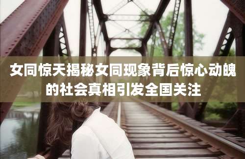 女同惊天揭秘女同现象背后惊心动魄的社会真相引发全国关注