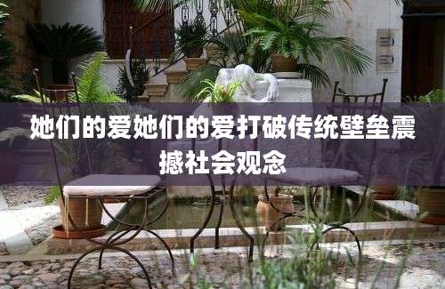 她们的爱她们的爱打破传统壁垒震撼社会观念