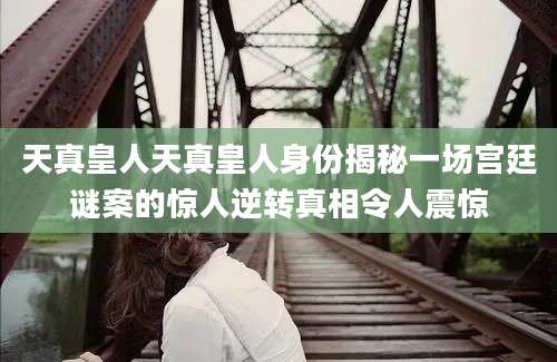 天真皇人天真皇人身份揭秘一场宫廷谜案的惊人逆转真相令人震惊