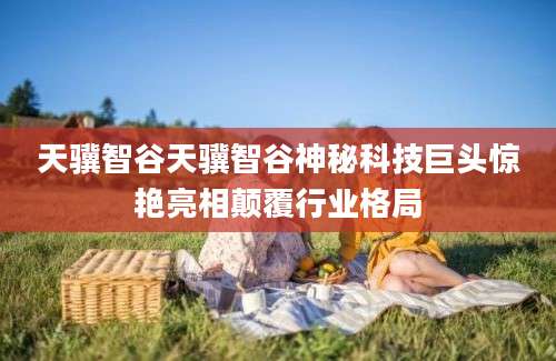 天骥智谷天骥智谷神秘科技巨头惊艳亮相颠覆行业格局