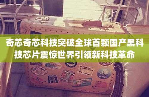 奇芯奇芯科技突破全球首颗国产黑科技芯片震惊世界引领新科技革命