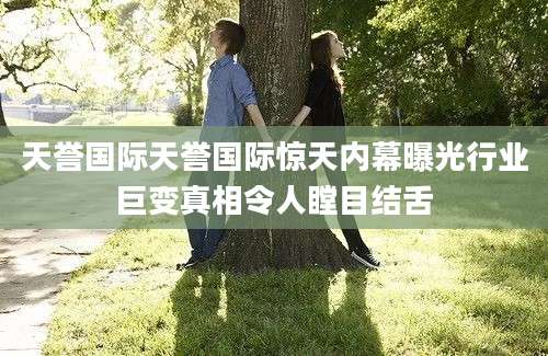 天誉国际天誉国际惊天内幕曝光行业巨变真相令人瞠目结舌