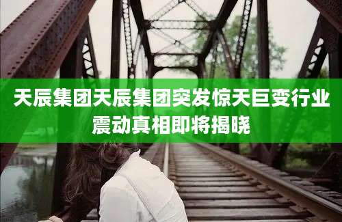 天辰集团天辰集团突发惊天巨变行业震动真相即将揭晓